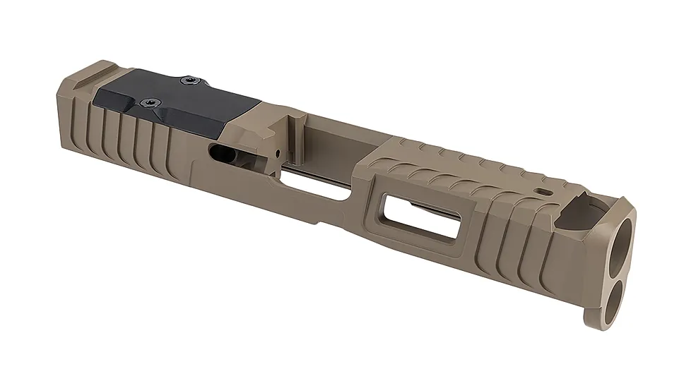 Zaffiri Precision ZPS.B.19.G5.FDE ZPS.IBS Custom Slide Fits Glock 19 Gen 5 Flat