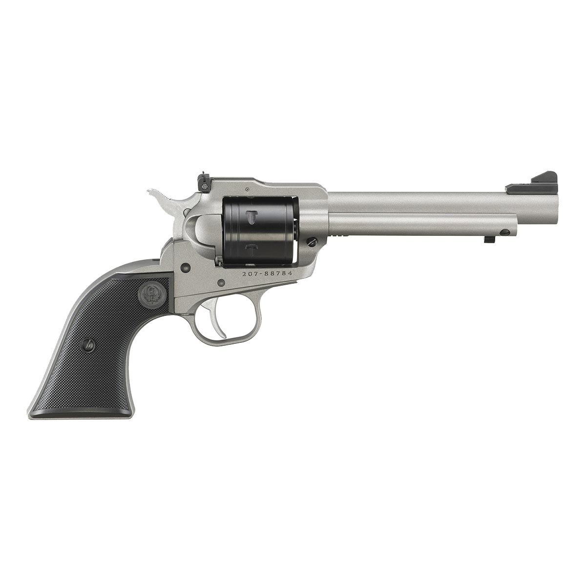 Ruger Super Wrangler .22LR/.22WMR 6Rd 5.50" Alloy Frame Adj Rear Sight Transfer Bar Safety Silver 2033