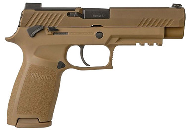 Sig Sauer P320 M17 9mm Luger Double 4.7" 17+1 Coyote Polymer Grip Coyote Stainless Steel PVD Slide