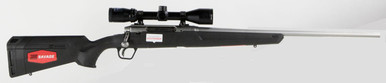 Savage Axis II XP with Bushnell Banner 3-9x40mm Scope 25-06 Remington 22" Stainless Steel Barrel Synthetic Black Stock