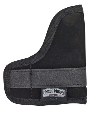 Uncle Mikes Sidekick Inside-the-Pocket Holsters Size 1 Black Ambidextrous
