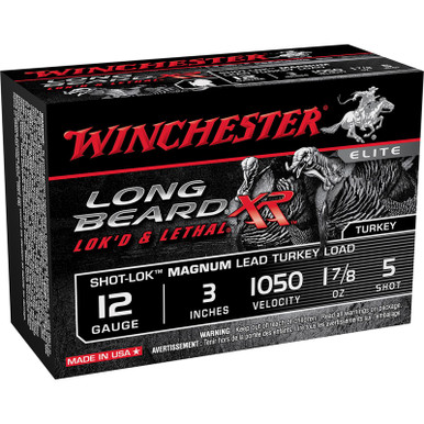 Winchester STLB123M5 Long Beard XR SL Magnum 12 Gauge 3" 1 7/8 oz 5 Shot 10 Rounds