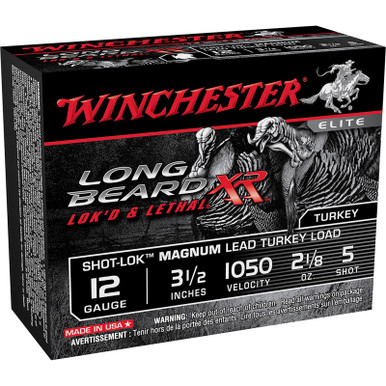 Winchester STLB12LM5 Long Beard XR SL Magnum 12 Gauge 3.5" 2 1/8 oz 5 Shot 10 Rounds