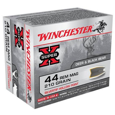 Winchester X44MS SuperX 44 Rem Mag 210 GR STHP 20 Rounds