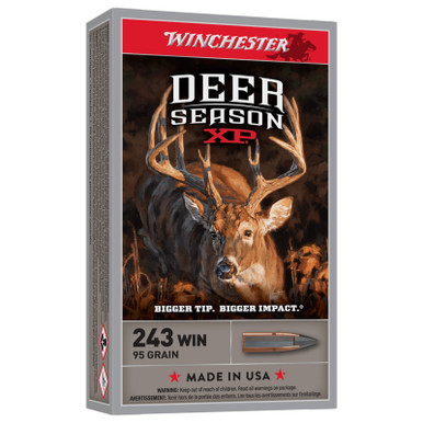 Winchester X243DS Deer Season XP 243 95 GR Extreme Point 20 Rounds