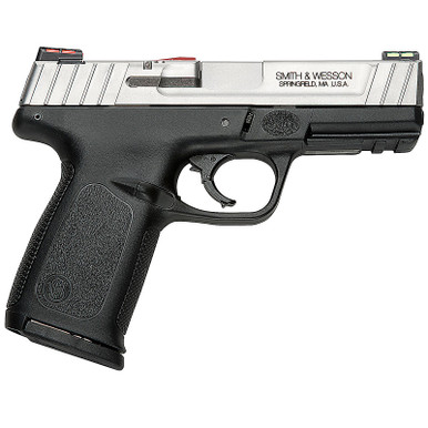Smith & Wesson SD9 VE CA 9mm 4" Barrel Two-ToneHi-Viz Sights Mag Safety 10rd Mag - CA Compliant