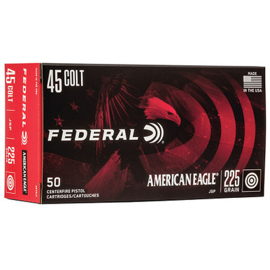 Federal AE45LC American Eagle 45 Colt 225 GR JSP 50 Rounds