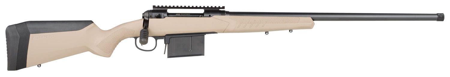 Savage 110 Tactical Desert Rifle 300 Win Mag Flat Dark Earth 24"