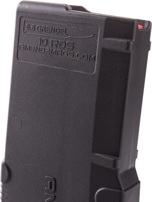 Amend2 AR15 6.5 Grendel 10Rnd Poly Black Magazine