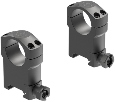 Leupold Mark 4 Rings - 1-inch, Super High (Alum), Matte Black
