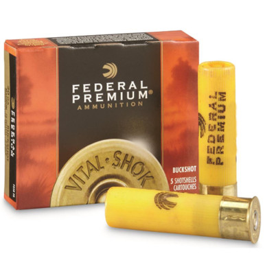 Federal Premium Vital-Shok CP Buck Shot 20 Gauge 2.75" #3Shot 20 Pellets 5 Rounds - FACTORY SECONDS