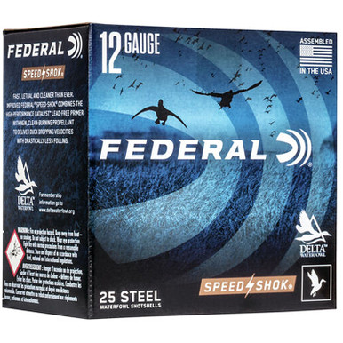 Federal Speed-Shok 12 Ga 3" BB Steel 1.125oz 25 Rounds - FACTORY SECONDS