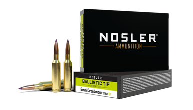 Nosler Ballistic Tip 6mm Creedmoor 95gr Poly-Tip Boat Tail 20Rnd Rifle Ammunition