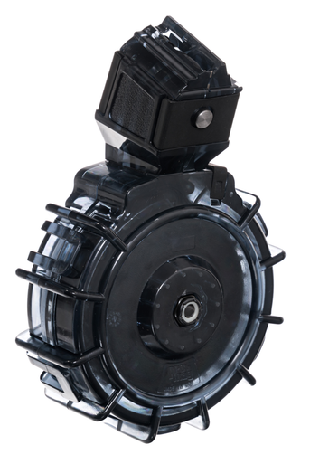 ProMag RUGA29 Ruger 10/22 and Charger .22LR 30Rnd Smoke Polymer Drum Magazine