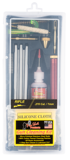 Pro-Shot Micro Polished Classic Rifle Box Cleaning Kit .270-7mm Calibers