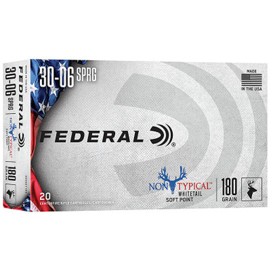 Federal 3006DT180 NonTypical 30-06 180 GR SP 20 Rounds