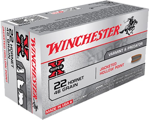 Winchester Super-X .22 Hornet 46 Gr Hollow Point