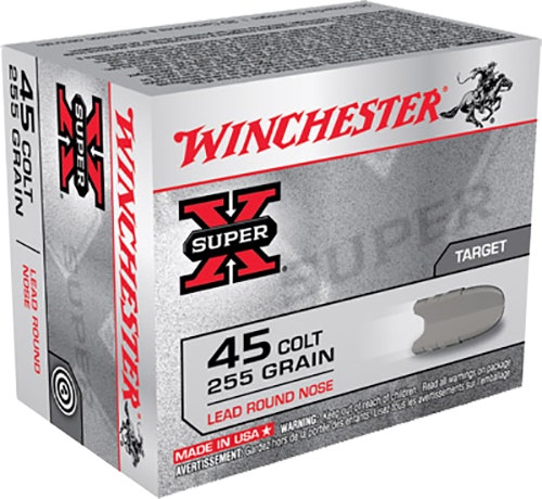 Winchester Super-X Handgun .45 Colt 255 Gr Lead Rd Nose