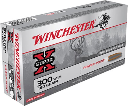 Winchester Super-X .300 Winchester Short Magnum 180 Gr Power-Point