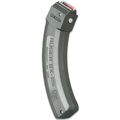 Ruger 90361 10/22 BX-25 Magazine 22 LR 25 Rd Rotary Black Polymer Magazine