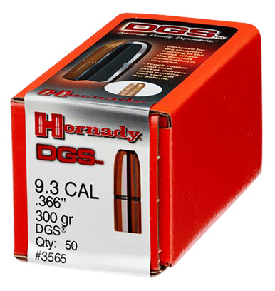 Hornady DGS 9.3mm 300 gr Bullets-50cnt