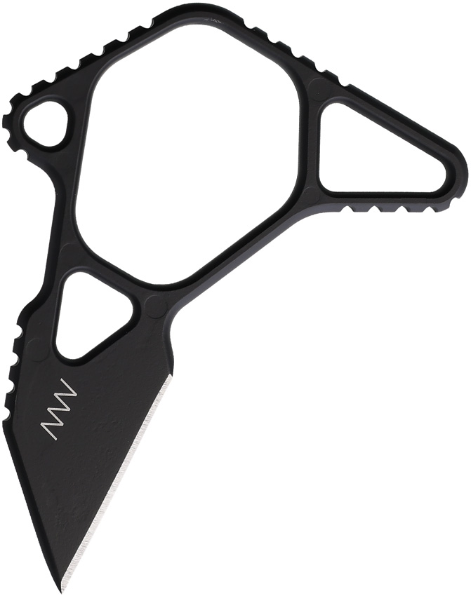 Acta Non Verba M06 MIM Black Fixed Blade Knife - ANVM06003