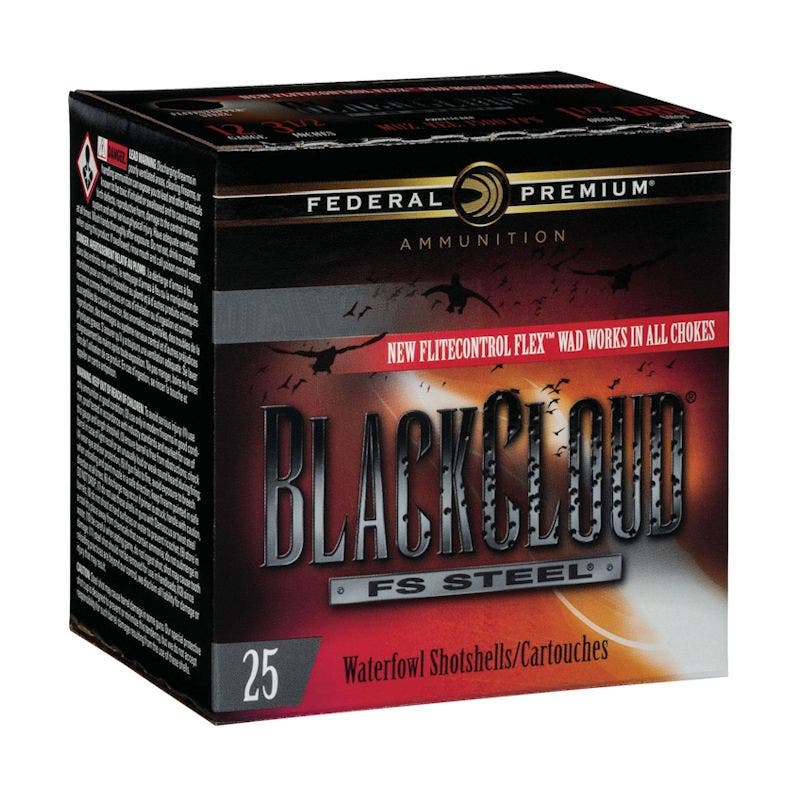Federal Premium Black Cloud Shotshells 10GA 1 5/8 oz. #BB 3.5" 25/Bx
