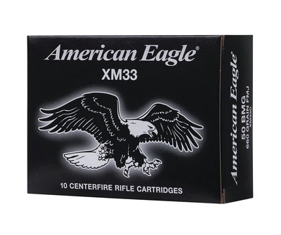 Federal American Eagle .50 BMG 660 Gr FMJ Black/White Box