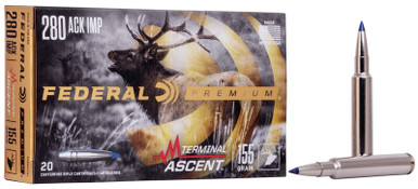 Federal Terminal Ascent .280 Ackley 155gr Slipstream Poly Tip 20Rnd Rifle Ammunition