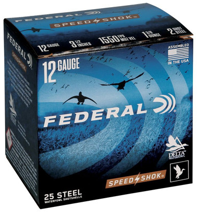 Federal Speed-Shok Waterfowl 12 ga 3.5" 1-3/8oz 2 Shot