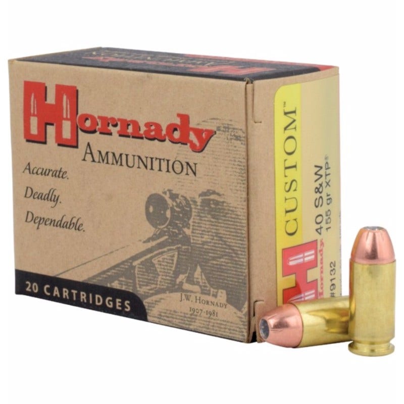 Hornady XTP Ammo 40 S&W 155Gr 20/Box