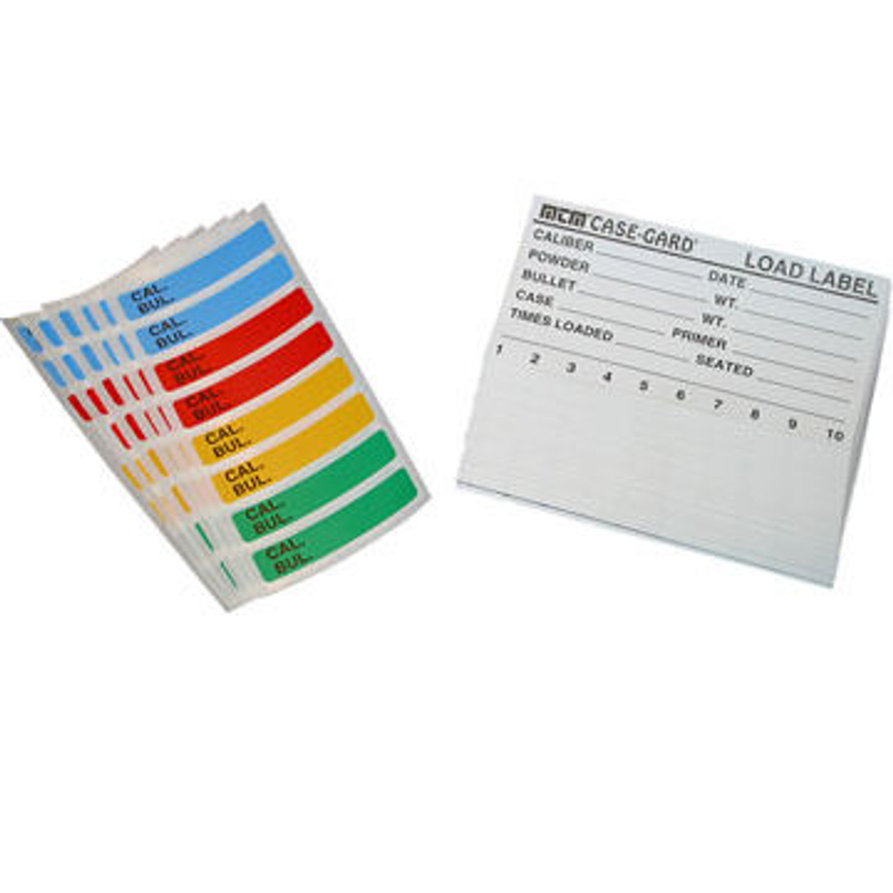 MTM Reloading Box Info Label - 50 Pk.