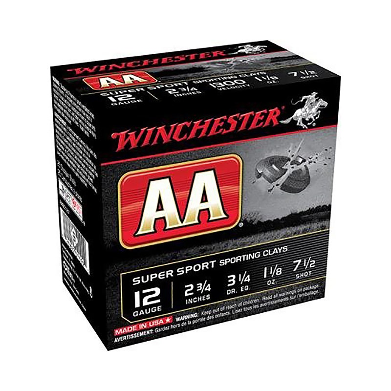 Winchester AA Target Load 12 Ga. 2.75" 1300 FPS 7.5 Shot 25 Per Box