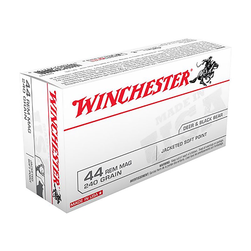 Winchester 44 Remington Mag. 240 Gr. Pistol 50 Per Box