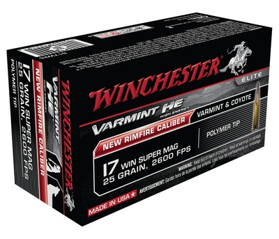 Winchester Varmint High Energy .17 Winchester Super Magnum 25 Gr V-Max