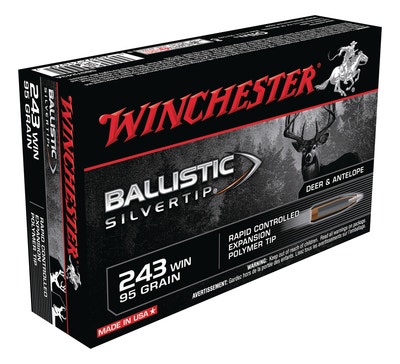 Winchester Ballistic Silvertip .243 Winchester 95 Gr