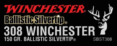 Winchester Ballistic Silvertip .308 Winchester 150 Gr