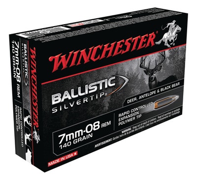 Winchester Ballistic Silvertip 7mm-08 Rem 140 Gr