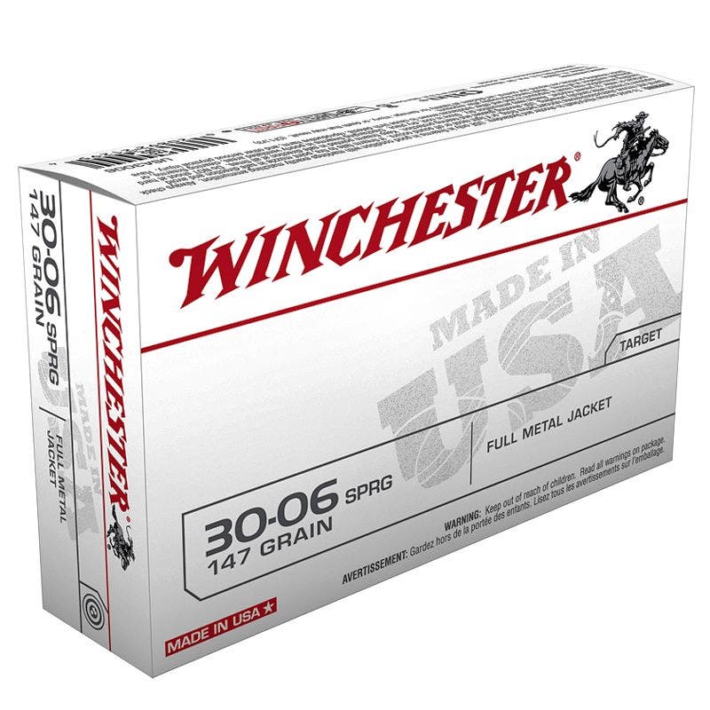 Winchester Supreme Centerfire Rifle Full Metal Jacket Ammunition 30-06 SPRG 147