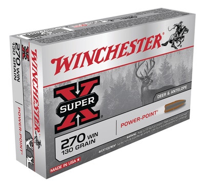 Winchester Super-X .270 Winchester 130 Gr Power-Point