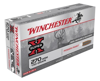 Winchester Super-X .270 Winchester Short Magnum 150 Gr Power-Point