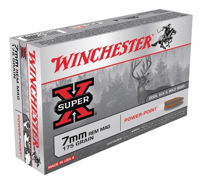 Winchester Super-X 7mm Rem Magnum 175 Gr Power-Point