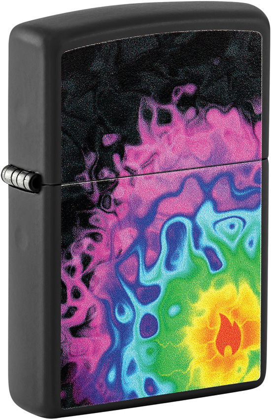 Zippo Pattern with Flame Lighter - ZO54826