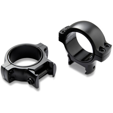 Burris Signature 1" Zee Rings - Medium Black Gloss
