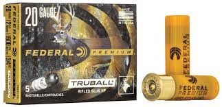 Federal Vital-Shok 20 Gauge 2.75" 1600 FPS .75 Ounce TruBall Slug