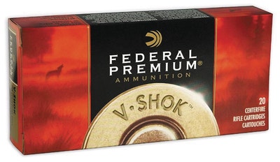Federal V-Shok .222 Rem 43 Gr Speer TNT Green