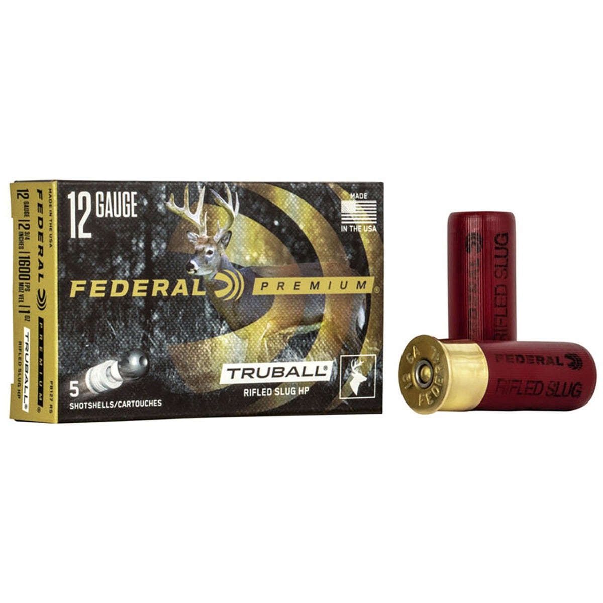 Federal Vital-Shok 12 Gauge 2.75" 1600 FPS 1 Ounce TruBall Slug
