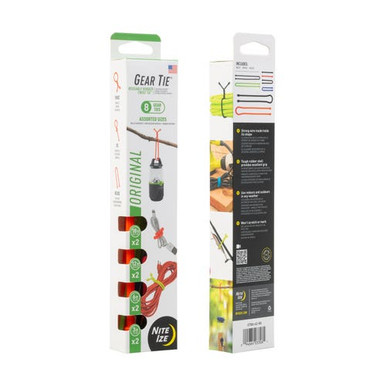 Nite Ize Gear Tie Asst 8pk