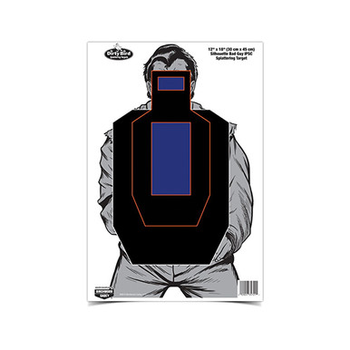 Birchwood Casey Dirty Bird Bad Guy IPSC Silhouette Target - (Per 8)