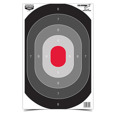 Birchwood Casey Eze-Scorer Oval Silhoutte Target - 23" x 35" (Per 5)